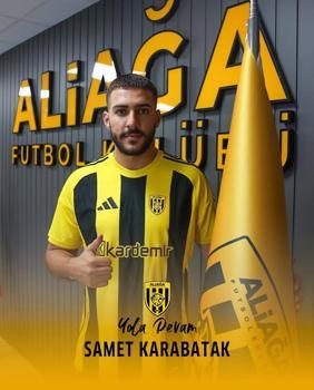 Aliağa FK'da Samet takımda kaldı