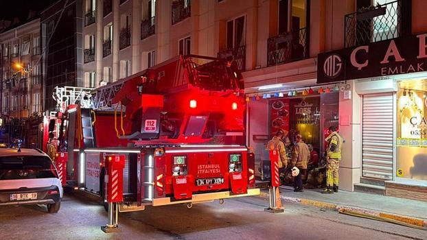Esenyurt'ta otel yangını; mahsur kalanlar merdivenle tahliye edildi