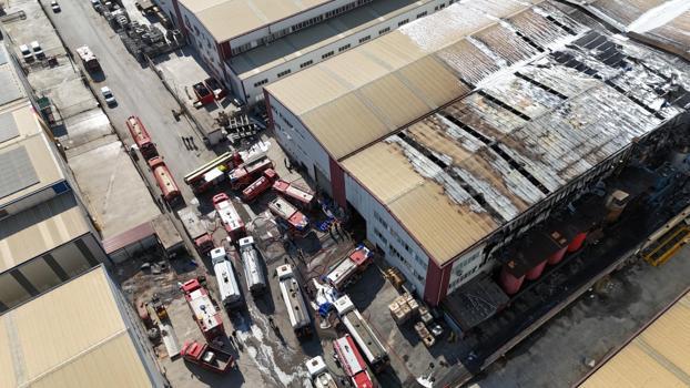 Ankara'da fabrika yangını/Ek fotoğraflar