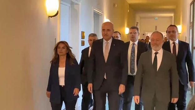 TBMM Başkanı Kurtulmuş, DEM Parti'yi ziyaret etti