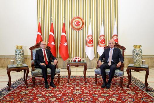 TBMM Başkanı Kurtulmuş, Kılıçdaroğlu ile görüştü / Ek fotoğraf