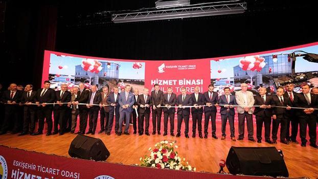 Bakan Yardımcısı Gürcan ve HisarcıklıoÄŸlu, ETO hizmet binasının açılışına katıldı
