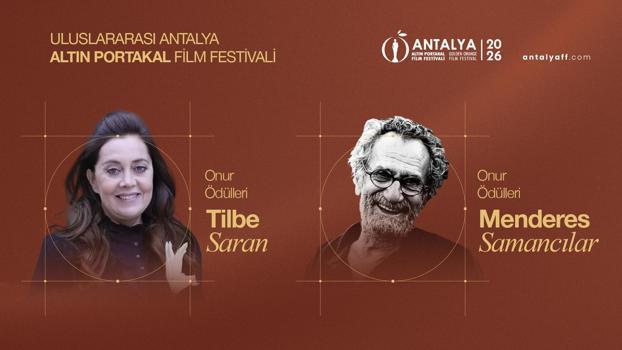 Altın Portakal'da Onur Ödülleri Menderes Samancılar ve Tilbe Saran'a