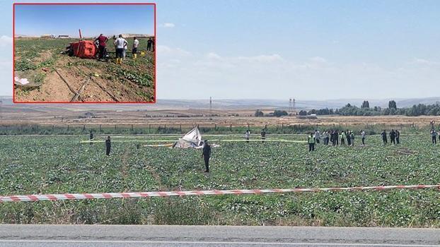 Ankara'da eğitim helikopteri düştü; 2 yaralı