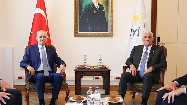 TBMM Başkanı Kurtulmuş, Dervişoğlu ile görüştü