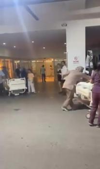 Hastanenin yoğun bakım ünitesinde yangın; 2 kişi dumandan etkidendi