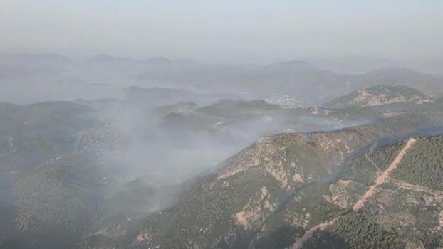 Muğla'daki orman yangını, büyük ölçüde kontrol altına alındı