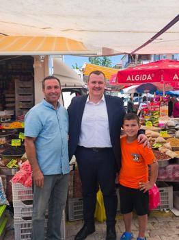 Kaymakam esnaf ve vatandaşı dinledi
