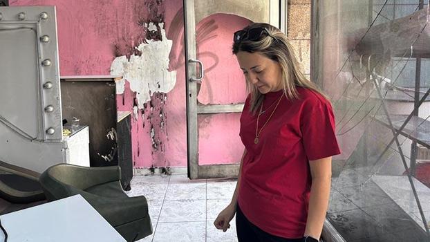 Dükkanı ve otomobili yakılan Esra: Karakolda da tehdit etti, korkuyorum