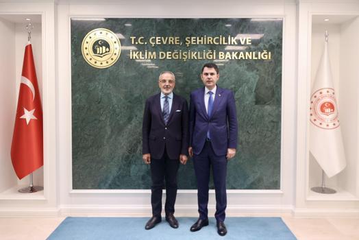 Bakan Kurum, DEM Parti Ağrı Milletvekili Sakık ile bir araya geldi