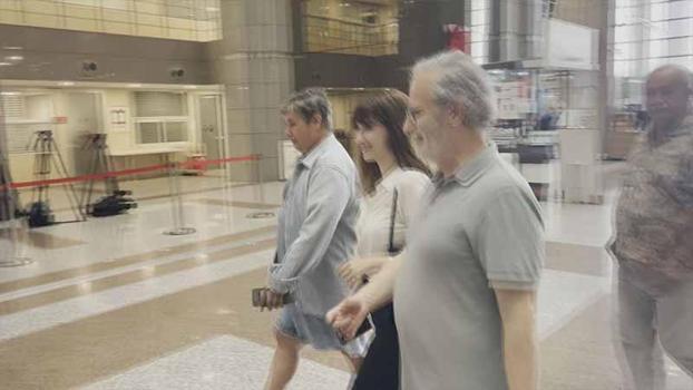 Hazal Kaya ifade için adliyeye geldi