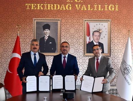 Tekirdağ Valiliği ile NKÜ arasında 'deprem' protokolü