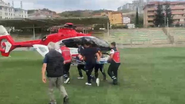 Çorum'da kapıya sıkışan çocuğun parmağı koptu; ambulans helikopterle Ankara'ya sevk edildi