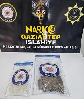 Gaziantep’te uyuşturucu operasyonunda 2 gözaltı