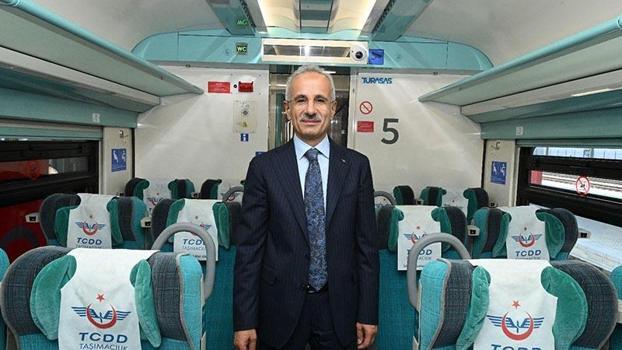 Bakan Uraloğlu: Eskişehir-İstanbul hızlı treni, 62,9 milyon yolcuya hizmet verdi