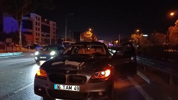 Bursa'da otomobilin çarptığı yaya ağır yaralandı