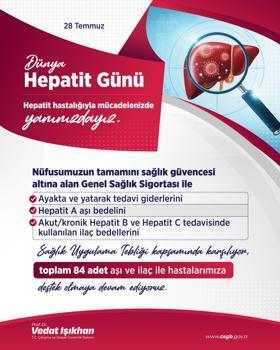 Bakan Işıkhan: Hepatitle mücadele eden vatandaşlarımızın yanındayız