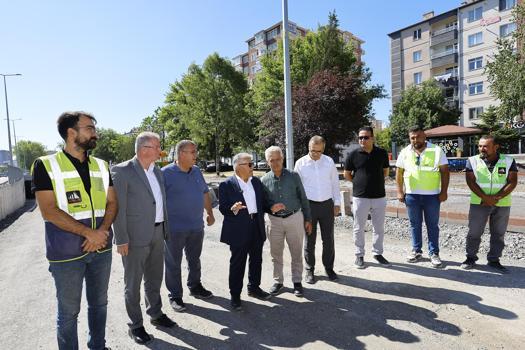 Başkan Büyükkılıç’tan, DSİ-Yeni Sanayi Katlı Kavşağı’nda inceleme