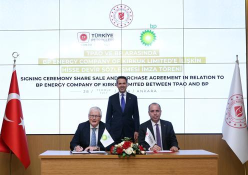TPAO, BP'nin Kerkük merkezli şirketinin yüzde 15 hissesini satın aldı
