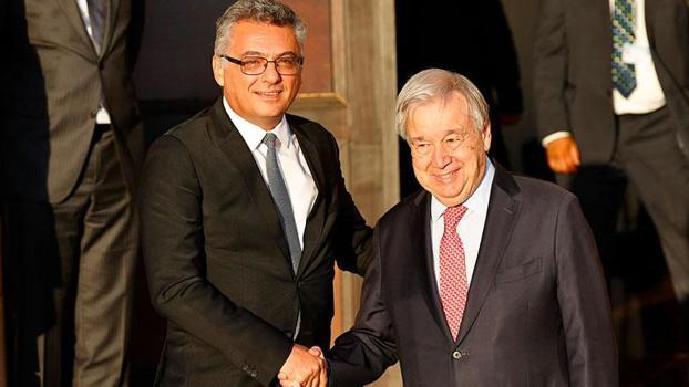 KKTC Cumhurbaşkanı Erhürman, Guterres ve Hristodulidis ile bir araya geldi