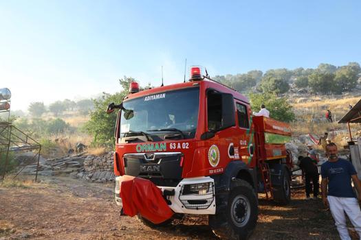 Adıyaman’da orman yangını; söndürme çalışmaları sürüyor