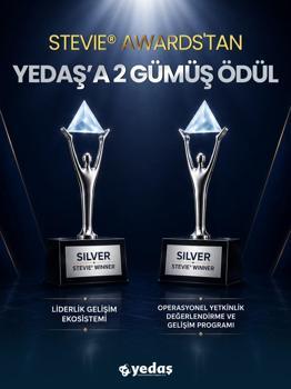 YEDAŞ'a Stevie Awards'tan 2 gümüş ödül