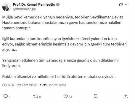 Muğla'da orman yangını (5)