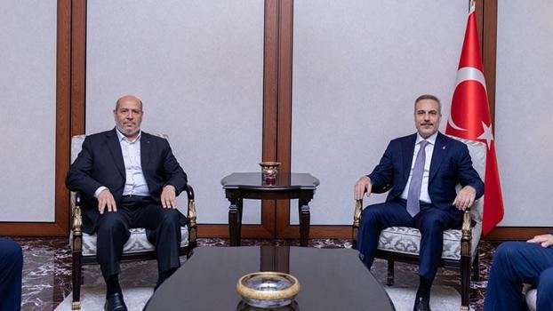 Bakan Fidan, Hamas Siyasi Büro Şefi Hayye’yi kabul etti