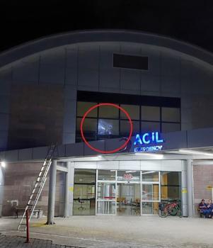 Samsun Ruh Sağlığı ve Hastalıkları Hastanesi’nin camına mermi isabet etti