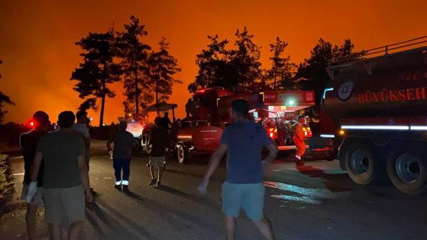 Fethiye’de orman yangını