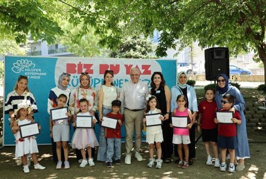 Nilüfer’de çocuklar okula kütüphanelerde hazırlandı