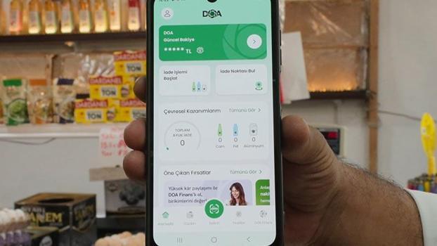 İstanbul'da mahalle esnafı 'Mobil DOA' uygulamasıyla ambalaj iadesi toplamaya başladı