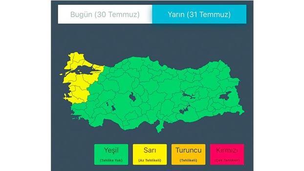 İçişleri Bakanlığı'ndan ‘kuvvetli rüzgar ve fırtına’ uyarısı