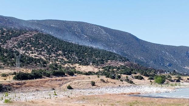 Eğirdir Gölü kenarında 2 noktada yangın (2)