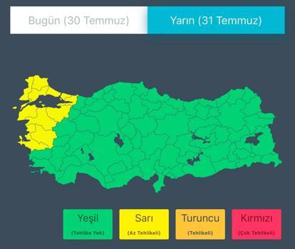 İçişleri Bakanlığı'ndan ‘kuvvetli rüzgar ve fırtına’ uyarısı