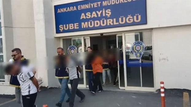 Ankara'da ilişki vaadiyle gaspa 9 gözaltı