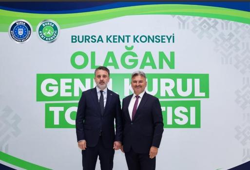 Bursa Kent Konseyi Başkanlığına Orhan Samast seçildi