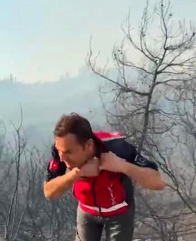 Balıkesir Susurluk'ta orman yangını (6)