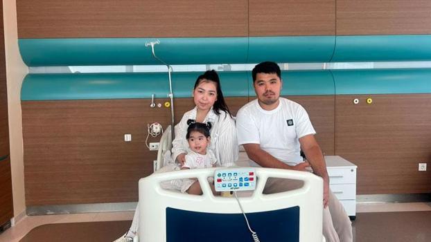Sindirim, idrar ve üreme çıkışı tek olan Kırgız bebek, İstanbul'da sağlığına kavuştu