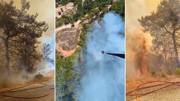 Antalya'da orman yangını