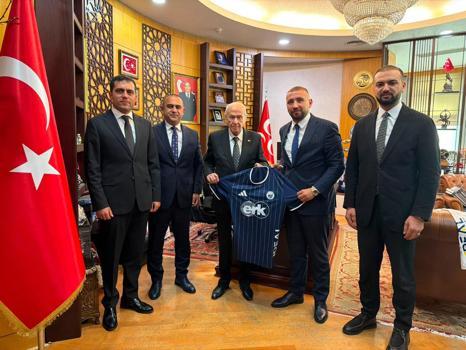 Erciyes 38 FK Başkanı Ersoy'dan MHP Genel Başkanı Bahçeli'ye ziyaret