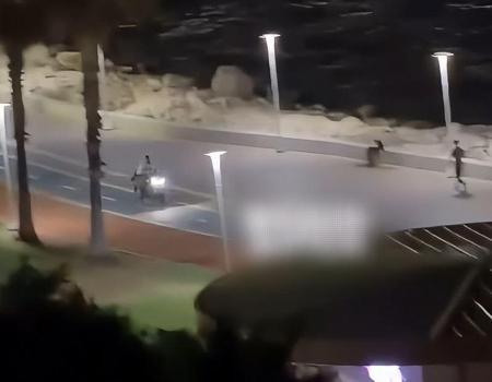 Bisiklet ve yaya yolunda motosiklet kullanan aday sürücünün ehliyeti iptal edildi