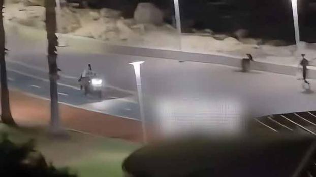 Bisiklet ve yaya yolunda motosiklet kullanan aday sürücünün ehliyeti iptal edildi
