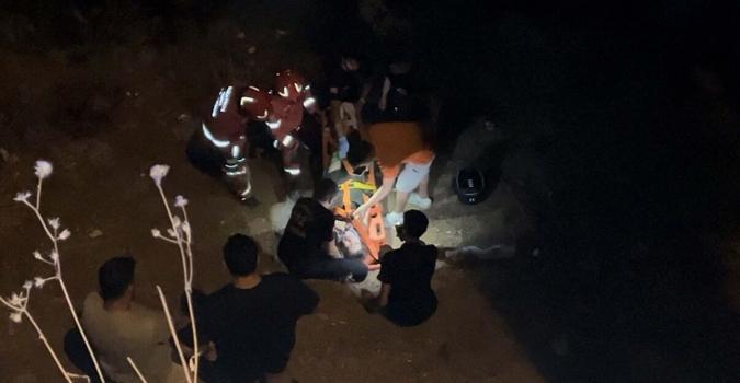 Fethiye’de 6 metrelik duvardan düşen 2 kişi yaralandı