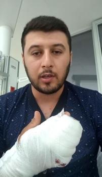 Motokuryeye döner bıçaklı saldırı