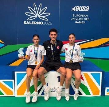 Gazi Üniversitesi, Avrupa Üniversite Oyunları badminton branşında şampiyon oldu