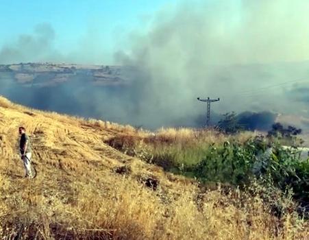 Tekirdağ’da yangında, 80 dekar alan zarar gördü