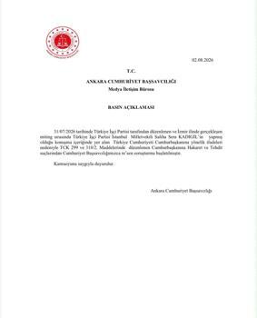 Sera Kadıgil hakkında Cumhurbaşkanına hakaretten soruşturma başlatıldı
