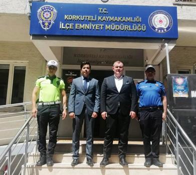 Kaymakam Yılmazer'den emniyete ziyaret