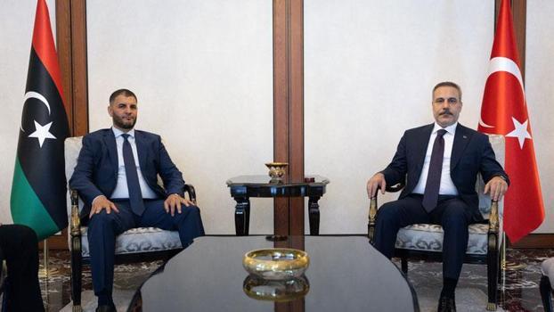 Bakan Fidan, Libya Milli Birlik Hükümeti İçiÅŸleri Bakan Vekili Trabelsi ile görüÅŸtü